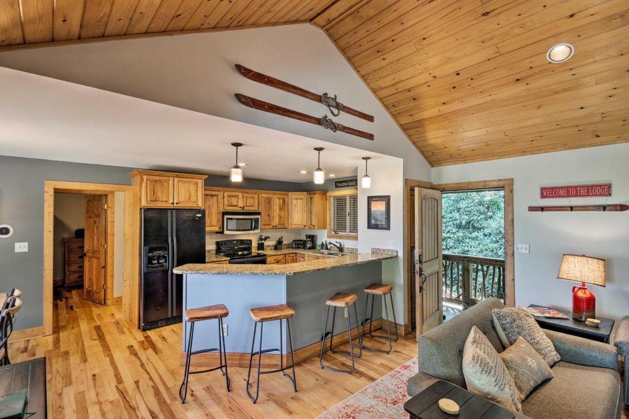 Cabin With Hot Tub And Mountain Views Less Than 5 Mi To Boone Blowing Rock Zewnętrze zdjęcie