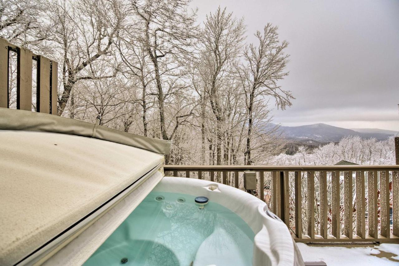 Cabin With Hot Tub And Mountain Views Less Than 5 Mi To Boone Blowing Rock Zewnętrze zdjęcie