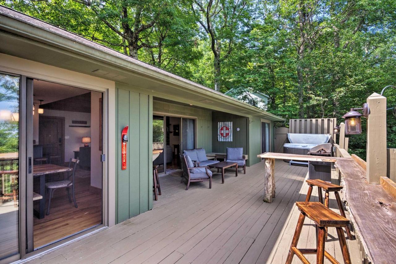 Cabin With Hot Tub And Mountain Views Less Than 5 Mi To Boone Blowing Rock Zewnętrze zdjęcie